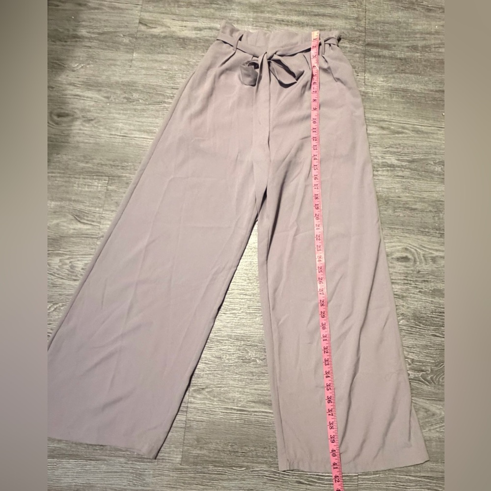She + Sky Cream Wide-Leg Pants Size S - Picture 8 of 13